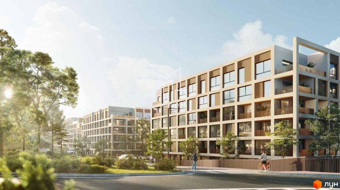 Світла 2к з кухнею 18,53 м² | Новобудова SOUL PARK | 3 поверх