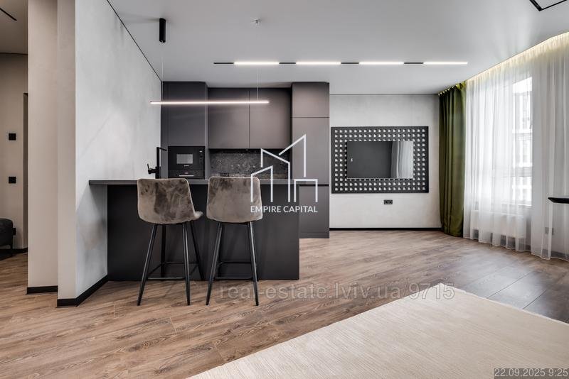 1-кімнатна квартира 70 м² у ЖК Greenville Park | Дизайнерський ремонта