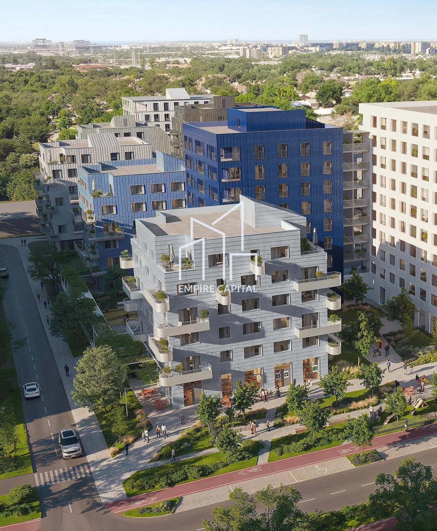 Без комісії 2 спальні 73 м² | ЖК Курдонери | Південь + Захід | Балкон